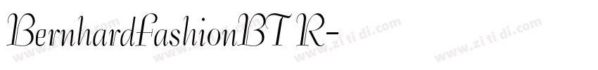 BernhardFashionBT R字体转换